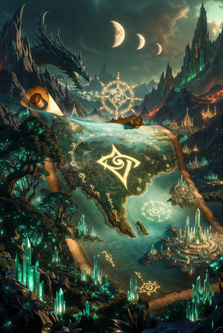 Ultimate Fantasy World-Builder Prompt Bible cover art
